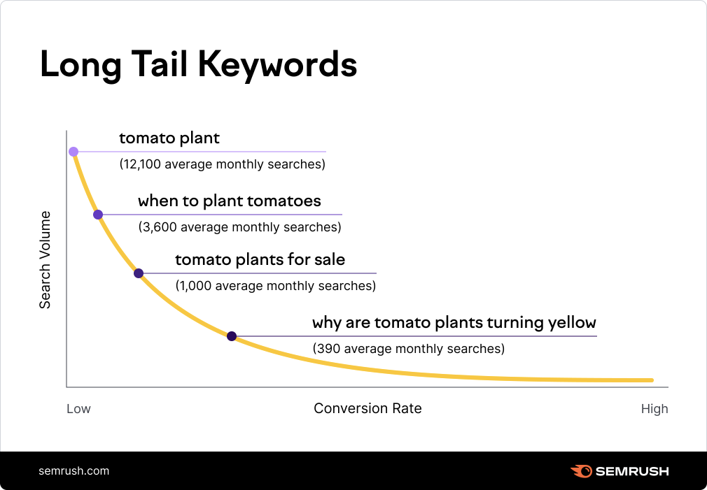 Tecniche SEO di long tail keyword